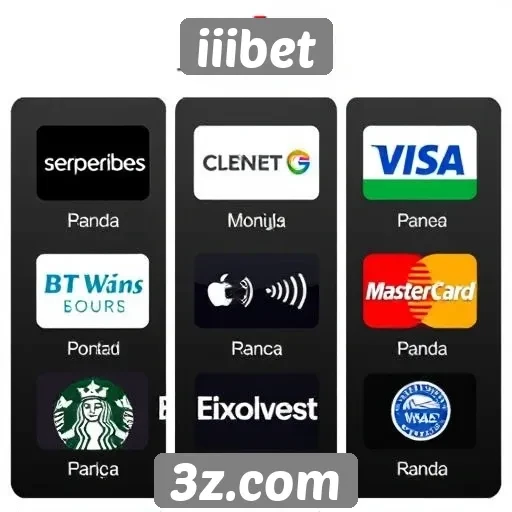 Opções de pagamento oferecidas pelo iiibet